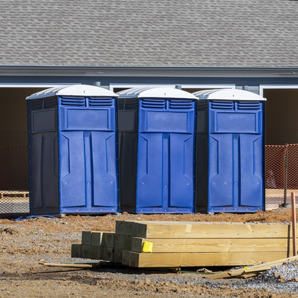 do you offer hand sanitizer dispensers inside the portable toilets in Spirit Lake IA